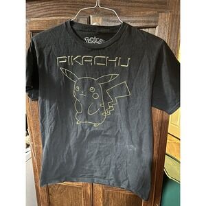 Pokémon Pikachu Black T Shirt Youth X-large